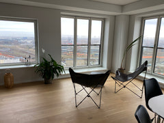 Skøn velindrettet lejlighed i Bohrs tårn med udsigt over hele København og helt   Stor liebhaverlejlighed med fantastisk udsigt Entire condo vacation rental 43338450