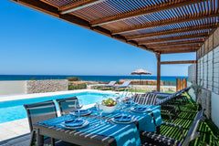 Brand new Seafront villa ‘’Nymphes Dioni’’ offers modern comforts and a magnific Rethimnon, Greece Lux villa ♥ 500m from beach ♥ W/Pool+BBQ+Play Area Entire villa vacation rental 44455104