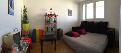 In a spacious and luminous apartment of 70m² at 15th floor, you could enjoy a 12 Paris, France Large room near Montmartre & Pigale Private room in rental unit vacation rental 12886495