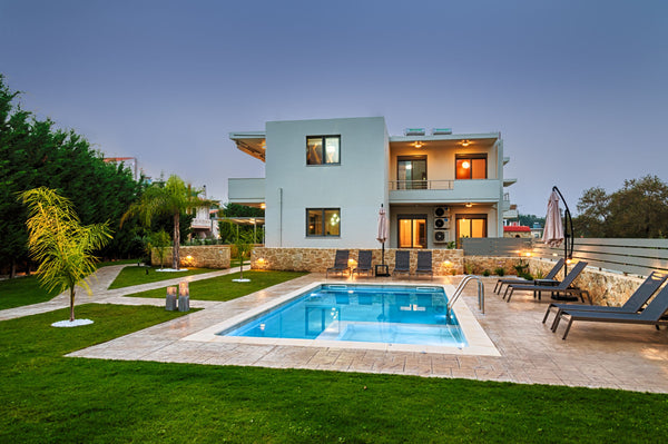 This is a luxury house built with modern details and luxury style in Perivolia,   3-bedroom Luxury House with Private Pool by Delfus Entire vacation home vacation rental 699768861752087202