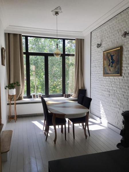 Beau duplex très lumineux et agréable à vivre. Espaces de caractère bruxellois f  Duplex lumineux avec grande terrasse et feu ouvert Entire rental unit vacation rental 50182417