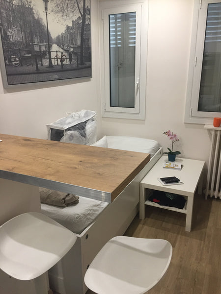 Jolie studette de 14m2 entièrement rénovée et décorée avec goût. Très fonctionne Geneva, Switzerland Charmante studette rénovée dans le 16 chic & calme Entire rental unit vacation rental 23446602