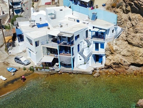 Our beautiful new house (build at 2022), located next to Anafis Port, in one of  Athens, Greece Giotas Beach House, Anafi Cyclades Cycladic home vacation rental 628782858634200790