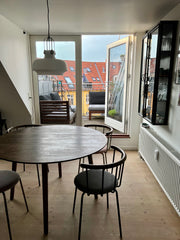 Lejligheden har sin egen lille terrasse, og ligger ved siden af en skøn park, tæ Copenhagen, Denmark Hyggelig taglejlighed på Østerbro Entire condo vacation rental 46858545