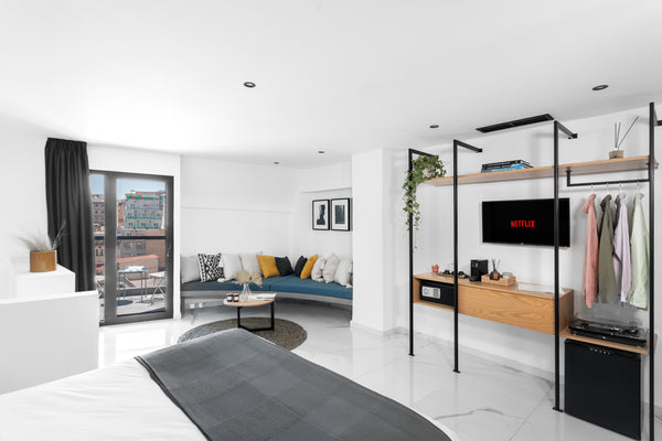 Modernly decorated rooms offering a range of quality and comfort. Well equipped  GR MELO Athens Hotel - Penthouse Suite with terrace Room in boutique hotel vacation rental 50452477