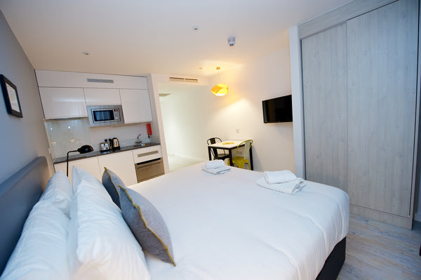 Cet appartement spacieux de type studio s’avérera parfait pour les voyageurs ind Lyon, France Staycity Serviced Aparthotel Studio 2 Personnes Private room in serviced apartment vacation rental 28073300
