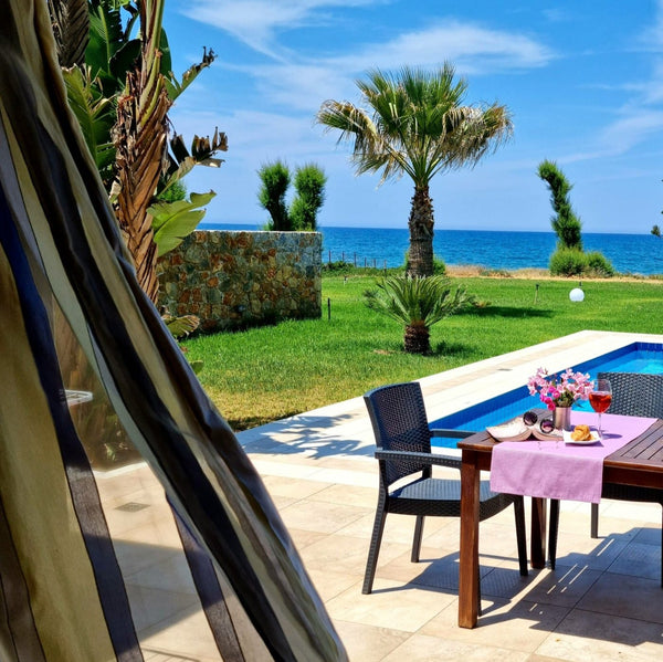Would you want to have the beach right at your feet (20 meter away!). Then take   Son of the Beach (20m) - Platania 600m, Bungalow 2 Entire villa vacation rental 51355556