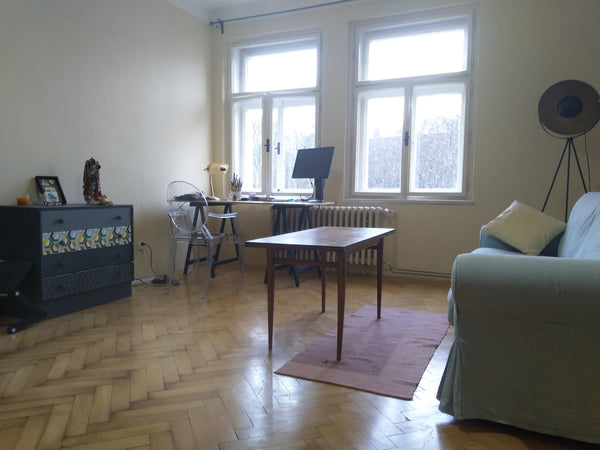 Ubytování nabízí veškerý komfort vašeho domova. Plně vybavená kuchyň, velký obýv  Útulný byt v centru Prahy s výhledem do parku Entire rental unit vacation rental 54061230