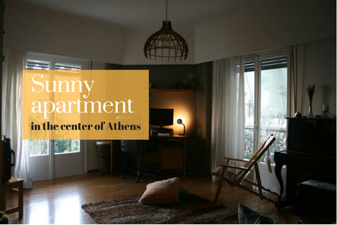 "Sunny yoga house" at the center of Athens 2 minutes away from the metro.<br />< Athens, Greece Sunny apartment  near the center of Athens Entire rental unit vacation rental 22207747