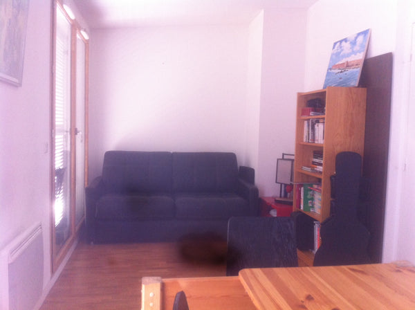 Studio de 27m2, entièrement meublé et équipé, avec machine à laver/sèche-linge,  Paris, France Lumineux studio avec balcon Entire rental unit vacation rental 7125981