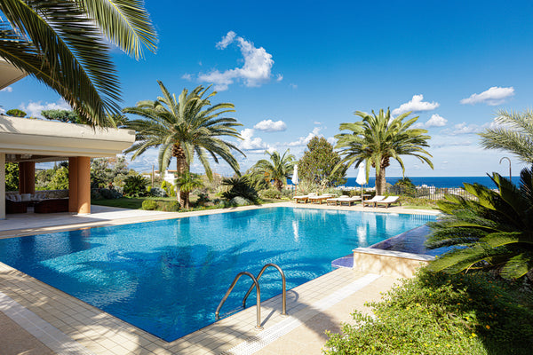 Nestled within 4 acres of outstanding natural beauty and 130m2 private pool, Pal Greece Palm Hill Villa, Royal Retreat!130m2 private pool! Entire villa vacation rental 44059775