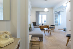 Quiet, newly referbished apartment with great aesthetic in a  small Athenian bui Cholargos, Greece Kalimarmaro Bauhaus Apartment Entire rental unit vacation rental 36969951