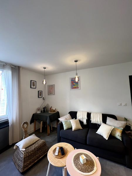 Joli apartment de 50m2 entièrement rénové : chaleureux et spacieux, au 1er étage Valence, France Super logement entier T3 chaleureux, Lyon 7ème Entire rental unit vacation rental 53147128