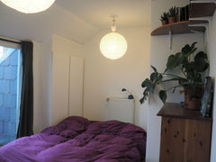 Hi ! Our appartment is a unique place on the top floor, 10min to the very heart  Brussels, Belgium Bedroom with balcony in Brussels center Private room in rental unit vacation rental 51997000