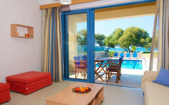 Would you want to have the beach right at your feet (20 meter away!). Then take   Son of the Beach (20m) - Platania 600m, Bungalow 1 Entire villa vacation rental 51354912
