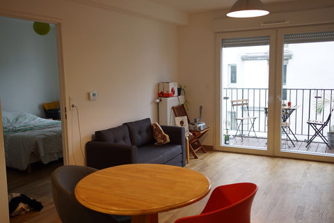 Brand new 40 square meters appartement with a 7 square meter balcony. Very sunny Paris, France Nice 2 rooms apt with balcony in the 19th Entire rental unit vacation rental 19901757