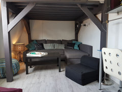The flat is in the city center, next to the Rhône swimming pool at 10 min away f Montanay, France 25m2 duplex near Place Bellecour Entire rental unit vacation rental 25907692