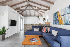 Return from a sunny island exploration and cool down in a room with a vaulted ce Kissamos, Greece Contemporary Loft With Terrace Views of Kissamos Gulf Entire loft vacation rental 19292284