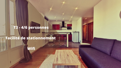 Charmant T3 composé d’un agréable séjour, ouvert sur une belle cuisine toute équ Luzinay, France ★ T3-Lyon 7 ★ Entire rental unit vacation rental 50279912