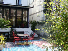 Our house is a real 19th century house with a small garden in a house street nea Paris, France Real charming house in Paris Entire home vacation rental 2587559