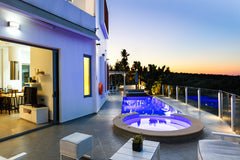 Chara Luxury Villa, with Heated Pool, Spa Whirlpool, Gym & Outdoor Playground. A Greece Chara Sensory Luxury Villa Entire villa vacation rental 5140535