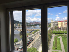 This flat is located beside river and you can see The Prague castle through wind Prague, Czechia Riverside castle view apartment Private room in rental unit vacation rental 13393587