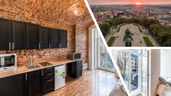 This freshly renewed apartment is located in the Zizkov, near the Vitkov Hill. T Prague, Czechia Charming Brick Wall studio ❖ near the centre Entire condo vacation rental 50174606