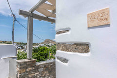 A neoclassical house of 90sqm. with touches of colors and objects that make it f Greece AXAS HOUSE Cycladic home vacation rental 37964148