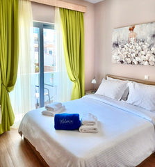 Kastelorizo, Tilos and Chalki Suites are on the first, second and third floor re Greece Junior Deluxe Suite, Rhodes, Niohori Room in aparthotel vacation rental 49993577