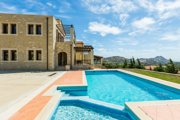 Villa built with care, that covers 210 m2 and can accommodate up to 10 guests in Greece Thalia Villa, majestic landscape of South Crete! Entire villa vacation rental 13889209