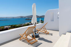 Two bedroom suite of Total size 63 sq. m. Has a living room with a kitchen. Each Patima, Greece Premium Two Bedroom Sea View Suite Entire serviced apartment vacation rental 44158416
