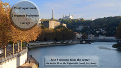 Welcome in my bright 2 bedrooms apartment, fully equipped, very quiet+garage<br  Lyon, France 2bedrooms, 55m2 +Garage,near River&5 min Old Town Entire rental unit vacation rental 45886901
