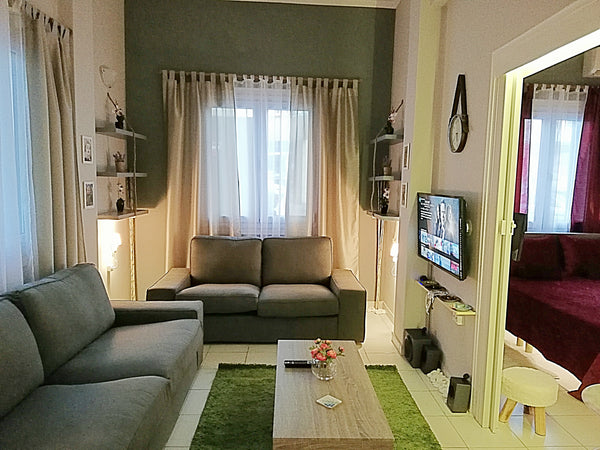 Welcome to my place in Athens! This warm apt is decorated in a way  to bring a w Zografou, Greece Smart flat near Acropolis outside tram/metro stops Entire rental unit vacation rental 32251869