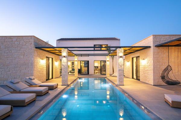 Nestled into a hillside location in Tersanas area, the newly built complex of Ik Rethimnon, Greece Ikritis Villa IΙI - 1,2Km to beach, 40m2 pool! Entire villa vacation rental 690421379099459327