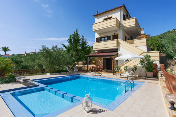 In a lovely Cretan Village our Luxury and Private Villa, with the amazing Privat Chania, Greece Luxury Villa with Private Heated Pool and View! Entire home vacation rental 35070511