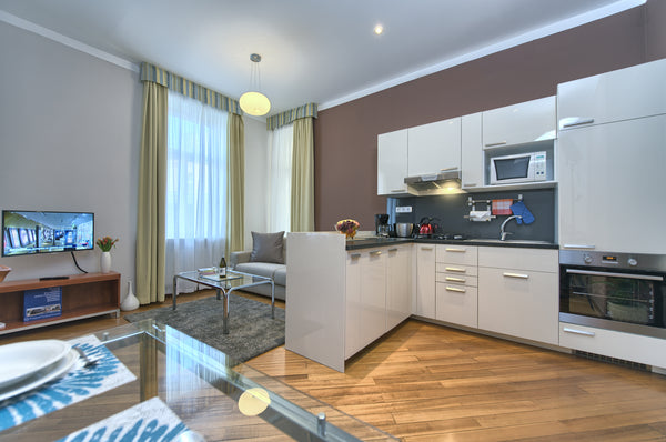 Situated in the centre of Prague, this studio for rent is very large, bright and Prague, Czechia M301-Stylish & Serviced in Center Entire rental unit vacation rental 10756924