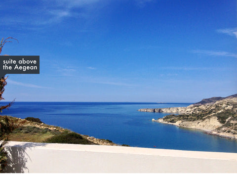 A two-storey suite located on a clifftop at the southern part of Milos within th Greece Suite above the Aegean Sea -Milos Island, Cyclades Cycladic home vacation rental 12395354