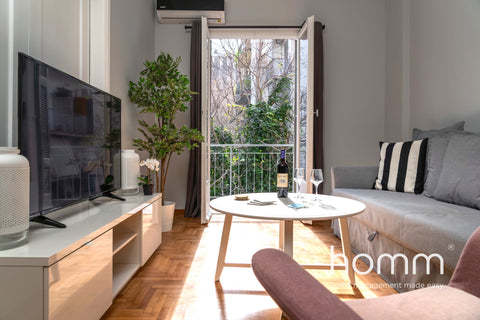 72m² homm Elegant Apartment in Smirnis street close to Victoria metro station<br Athens, Greece 72m² homm Elegant Apartment in Smirnis street Entire rental unit vacation rental 40250235