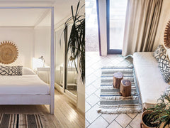 Featuring a modern equipped kitchenette, newly updated studio combines boho-chic  Plaza Studio Sea View Private room in resort vacation rental 49219123