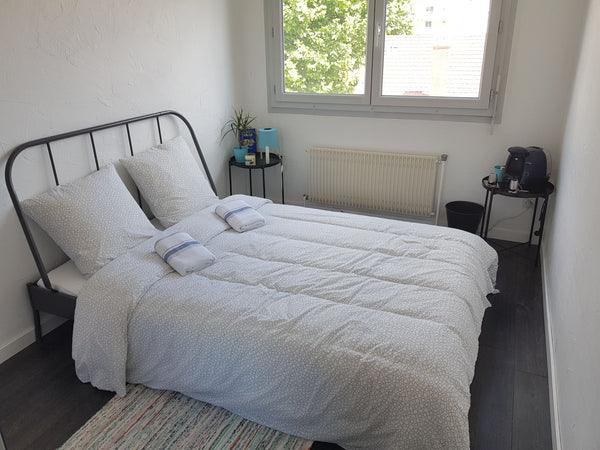 Bonjour à toutes et à tous...  Je suis heureux de vous accueillir à Lyon!<br />C Lyon, France Chambre privative proche Gare Lyon Part-Dieu Private room in rental unit vacation rental 24369136