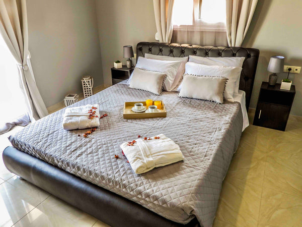 Beautiful cozy house in Afántou. This is a brand new house located on a hillside Rhodes, Greece Modern Hilltop Family house w Amazing view Entire home vacation rental 37363072