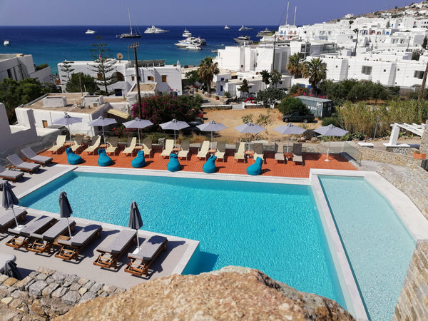 If Mykonos Island is your holiday choice, selecting accommodation close to the b Platis Gialos, Greece Pelagos  Studios 2 Adults Sea View Room in hotel vacation rental 32523986