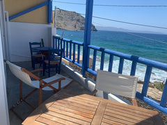 ROMANTIC HOUSE IN FRONT OF THE SEA IN MOCHLOS ARCHEOLOGICAL VILLAGE  , WITH GREA  ROMANTIC HOUSE 6 STEPS FROM THE SEA Entire home vacation rental 47089267
