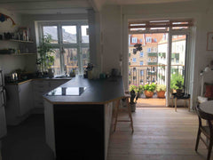 Bright, cozy, classic Copenhagen apartment with 6m2 sunny balcony facing south.   Spacious, sunny balcony, bright Cph apartment. Entire condo vacation rental 23019594