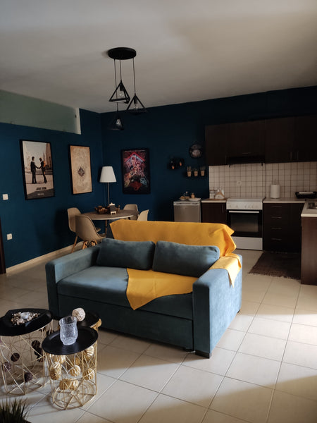 Minimal cinema-like apartment for summer vacation and relaxation. Spacious balco  Minimal apartment near the Airport, Port & Beach Entire condo vacation rental 658644390621501854