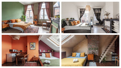 Excellent location in the center of Brussels 5 minutes by walk from the Gare du  Brussels, Belgium 7)210m2 Vintage 4APTs Townhouse Big Groups 16+ ppl Entire townhouse vacation rental 49395901