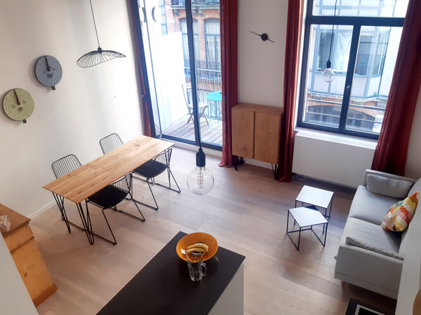 We are offering our modern, comfortable and bright apartment in the touristic ce Brussels, Belgium Pleasant duplex apartment in the heart of Brussels Entire rental unit vacation rental 612708185849587007