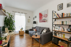 Quartier Denfert Rochereau (RER B Roissy, Orlybus, métros 4 et 6 desservant les  Paris, France 2 pièces douillet au charme parisien, 43 m² Entire rental unit vacation rental 15540467
