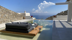 New build one bedroom villa with brand new private swimming pool, private outdoo Mikonos, Greece Villa Camelia I, private pool and jacuzzi, Psarou Entire villa vacation rental 35018801