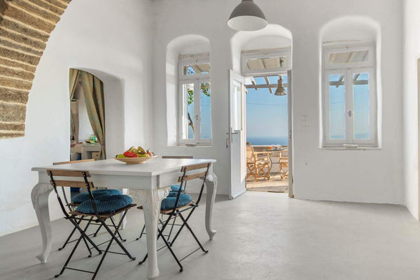 Our beautiful, minimalist Spacious House is a comfortable home base for tourists Thessaloniki, Greece House in Kardiani with breathtaking  view Cycladic home vacation rental 32662267